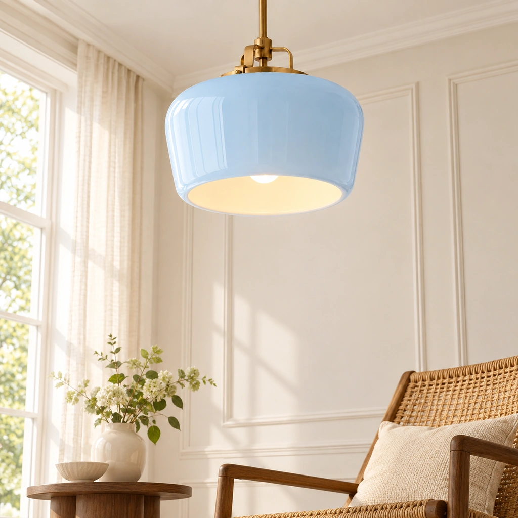 Aster Glass Pendant Light — scene