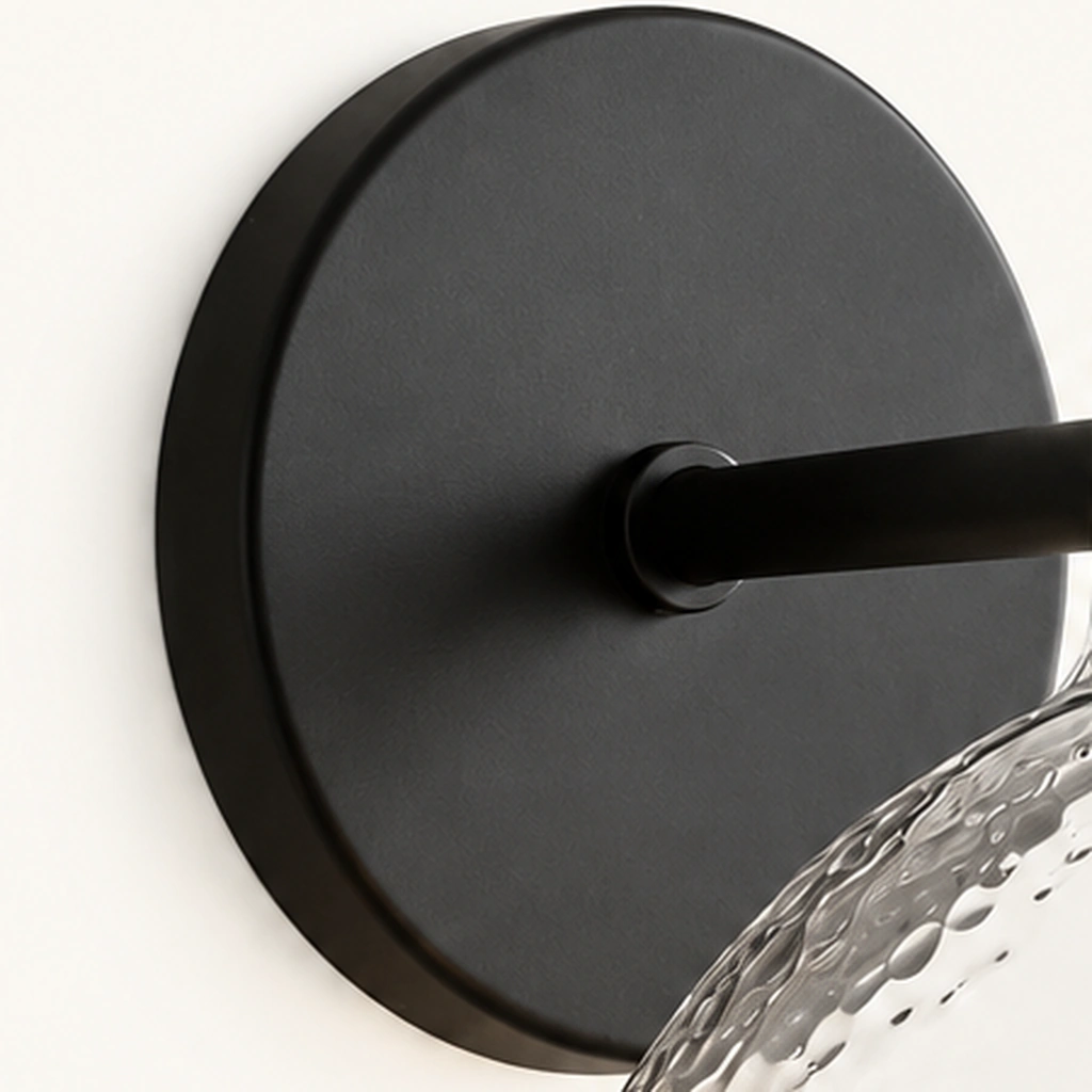 Xeno Recycled Glass Wall Sconce — detail