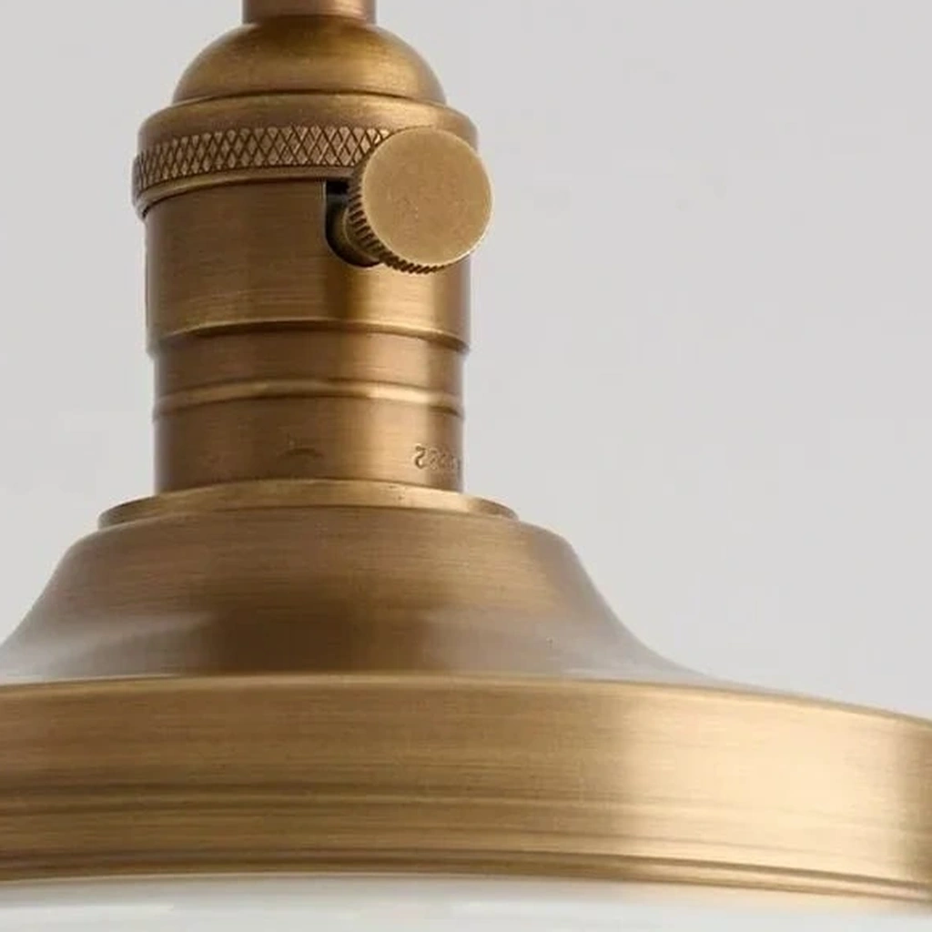 Talos Opal Glass Flush Mount Light — detail