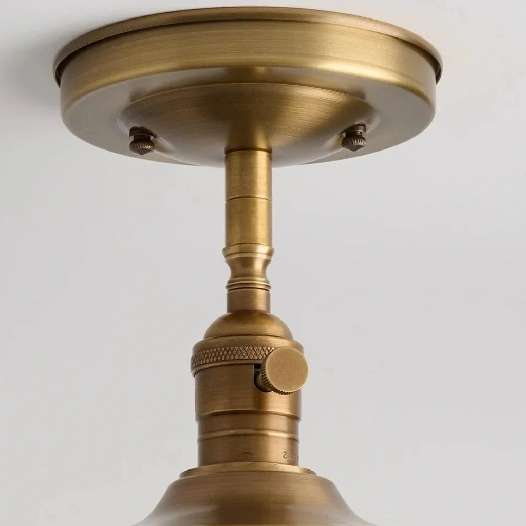 Talos Opal Glass Flush Mount Light — detail