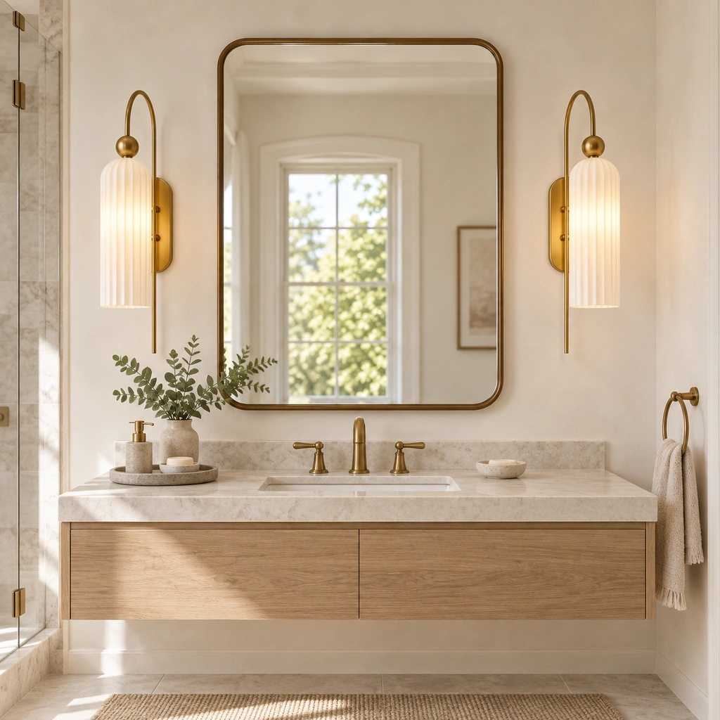 Azura Cylinder Wall Sconce — scene