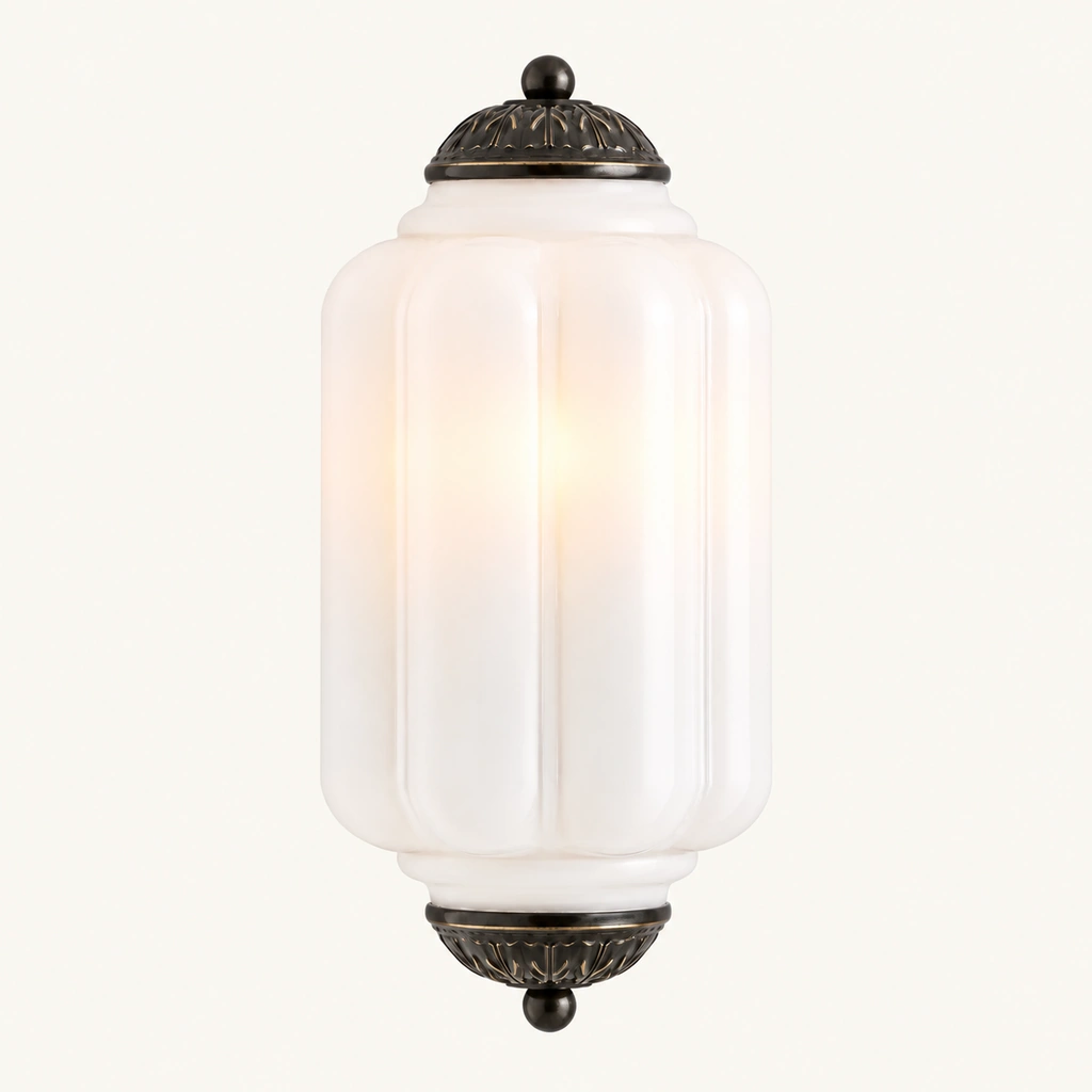 Lumi Eloise Ribbed Glass Wall Sconce — sku