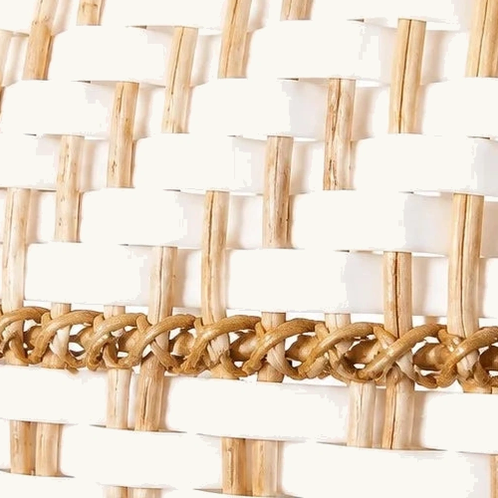 Arden Rattan Dome Pendant Light — detail
