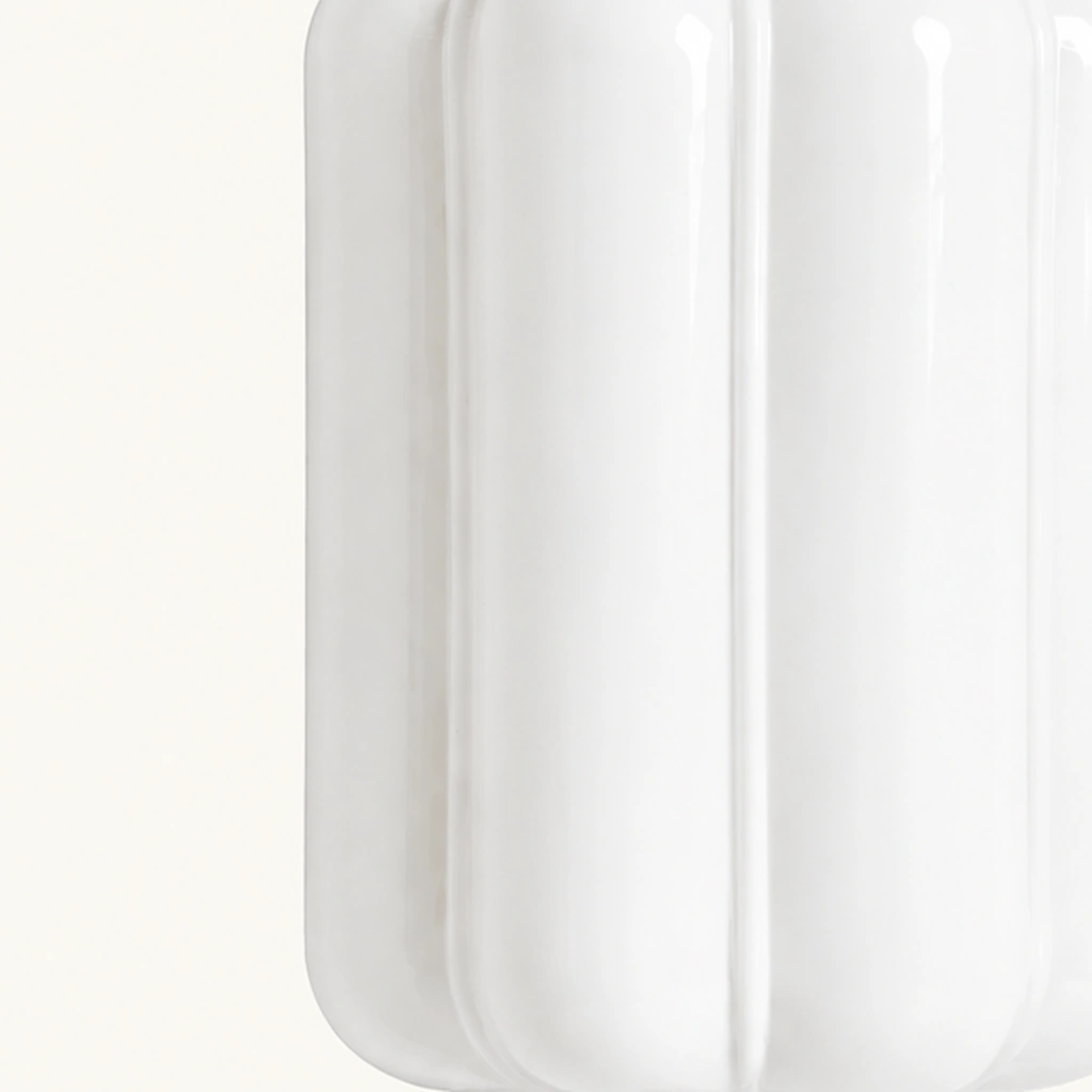 Lumi Eloise Ribbed Glass Wall Sconce — detail