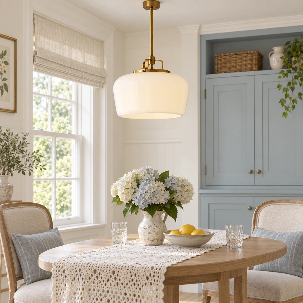 Aster Glass Pendant Light — scene