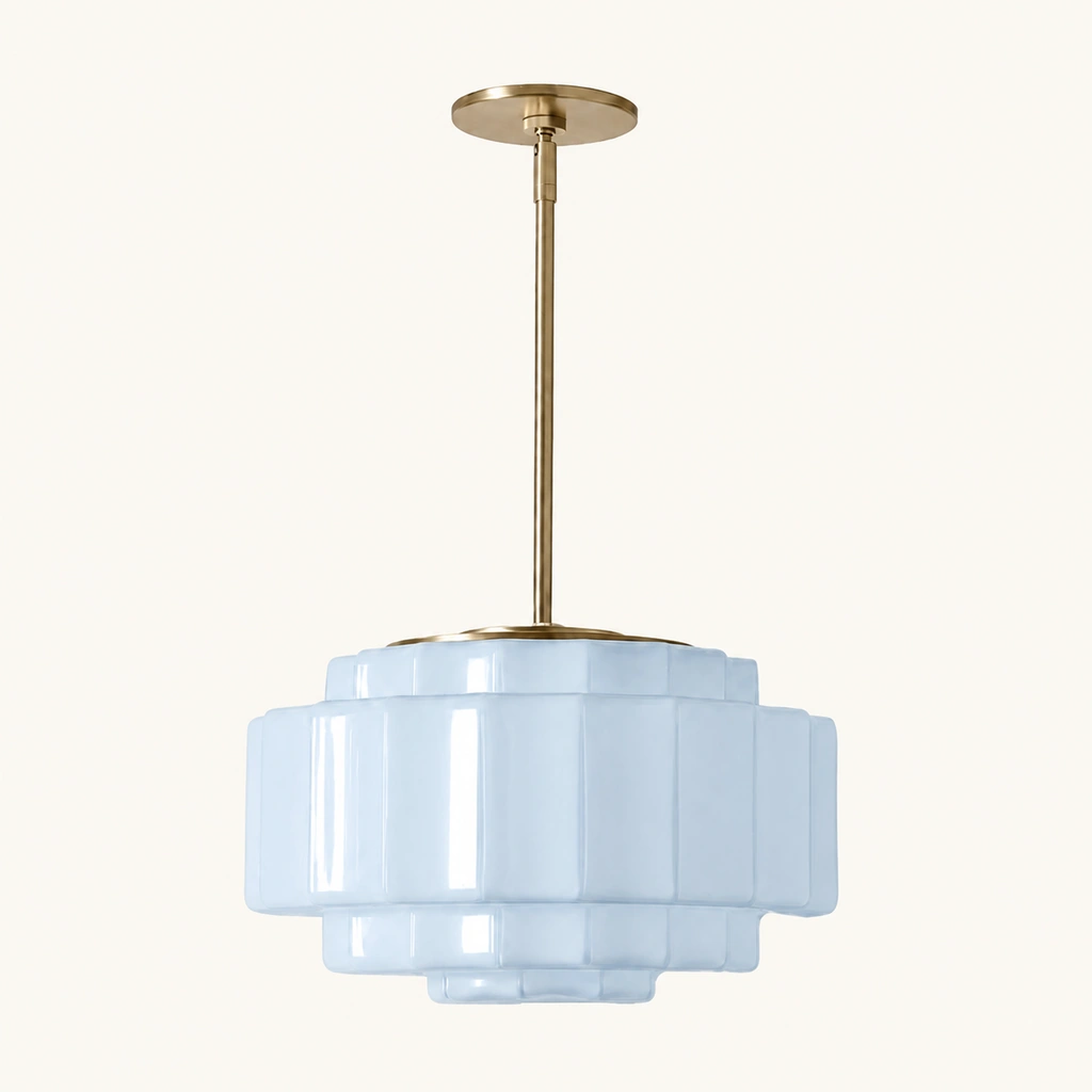 Iris Tiered Glass Pendant Light — sku