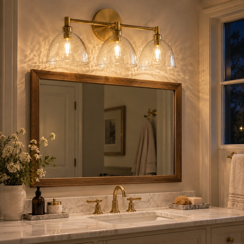 Xeno Recycled Glass Wall Sconce — scene
