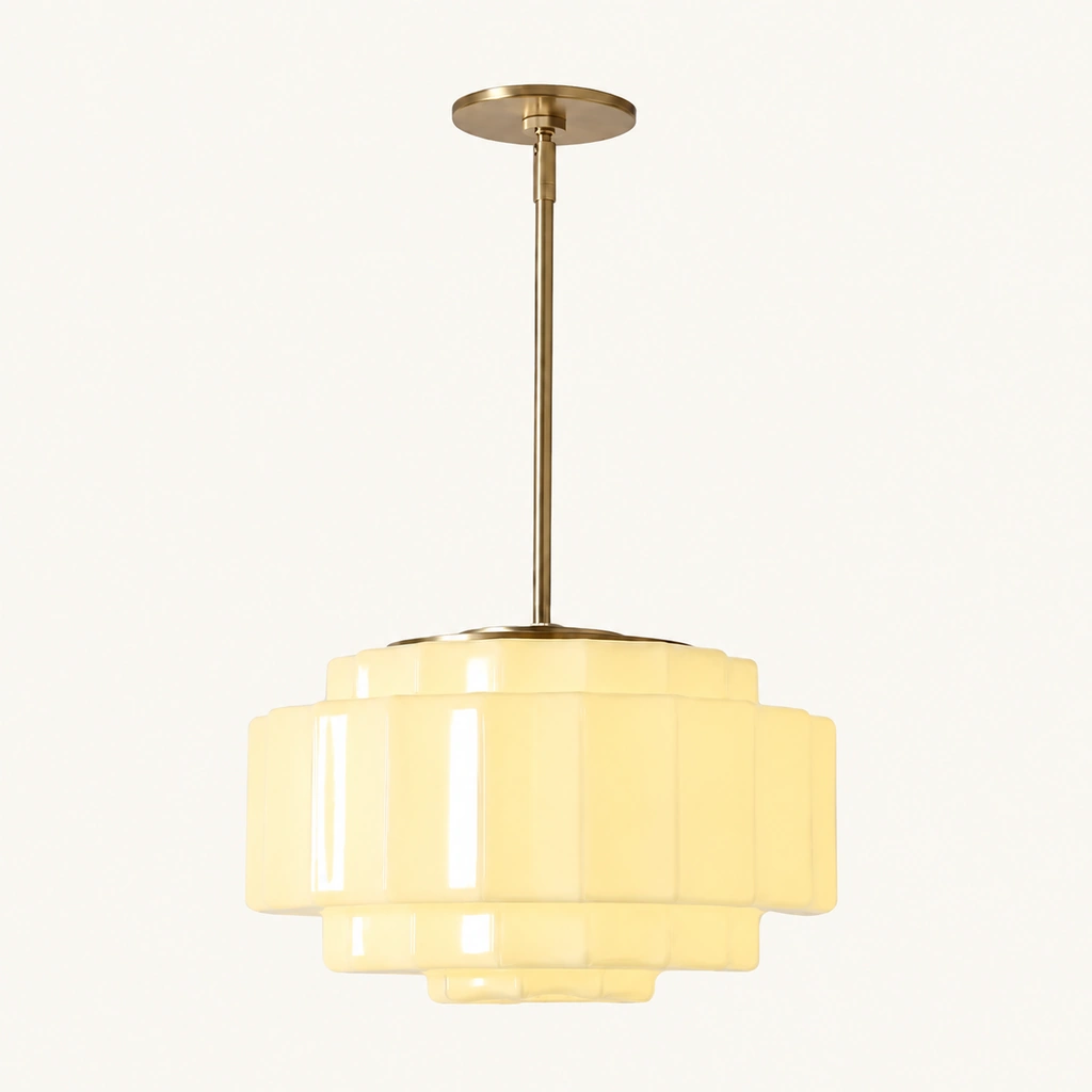 Iris Tiered Glass Pendant Light — sku