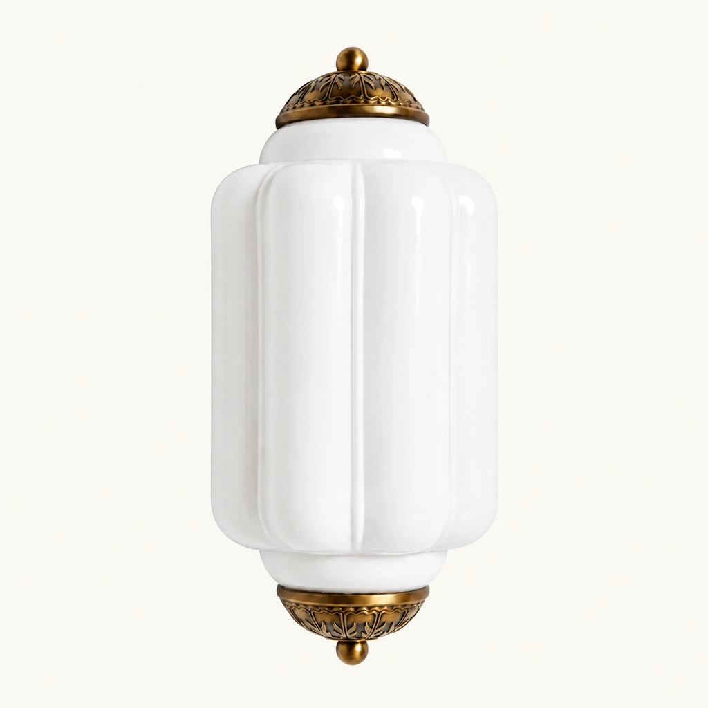 Lumi Eloise Ribbed Glass Wall Sconce — sku