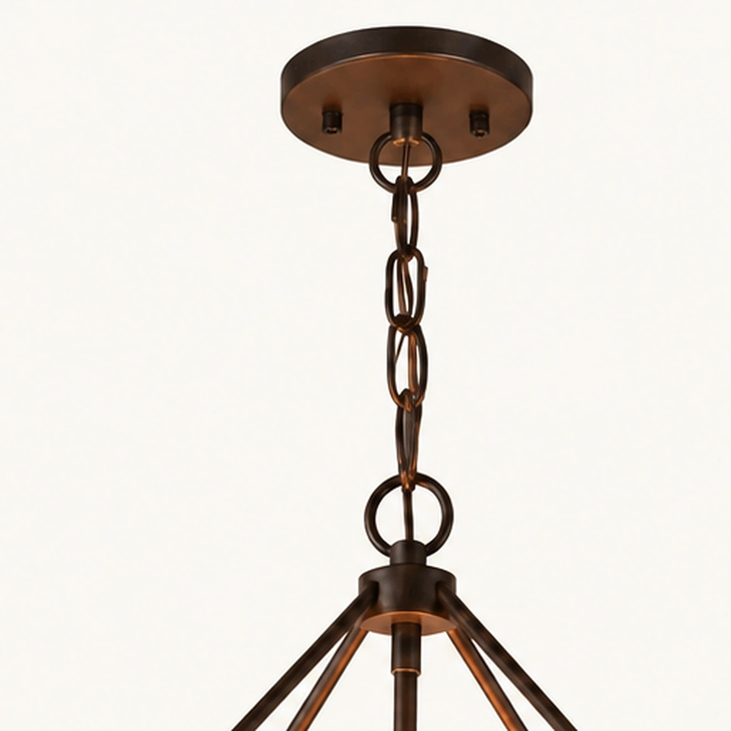 Ronan Metal Drum Pendant Light — detail