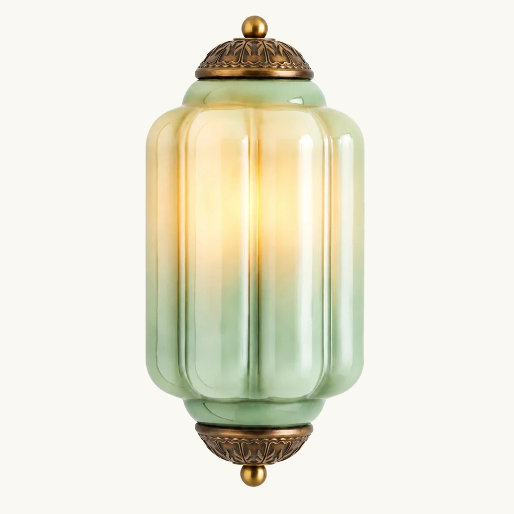 Lumi Eloise Ribbed Glass Wall Sconce — sku