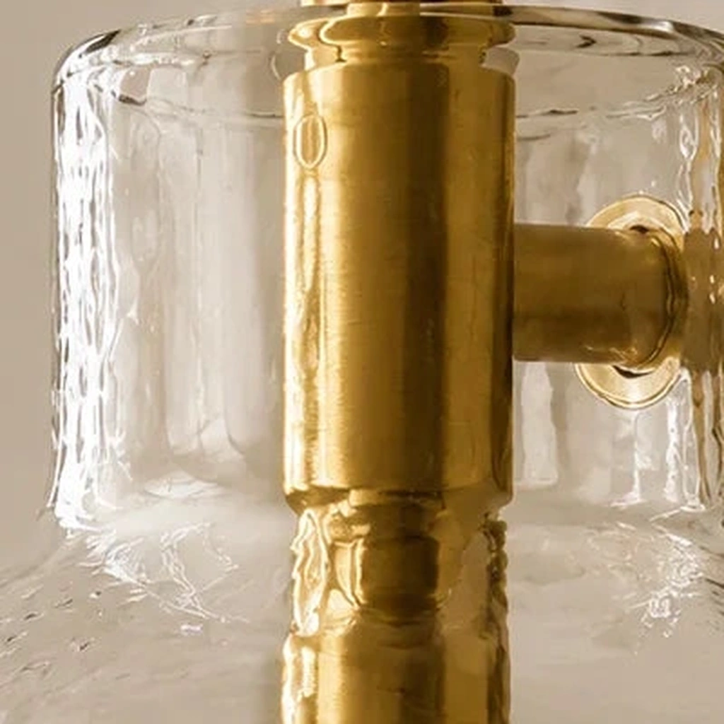 Xeno Recycled Glass Wall Sconce — detail
