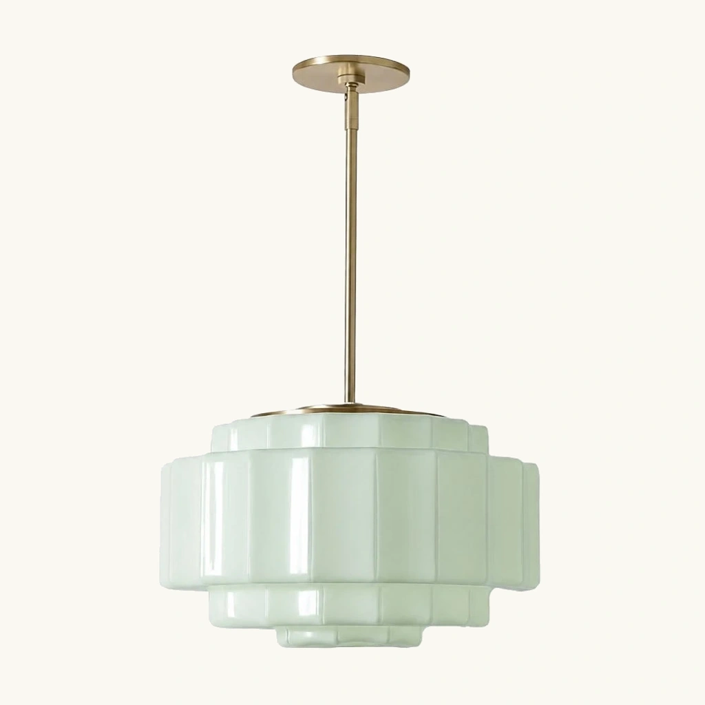 Iris Tiered Glass Pendant Light — sku