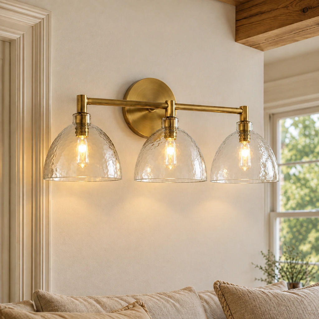 Xeno · Brass · 3 lights