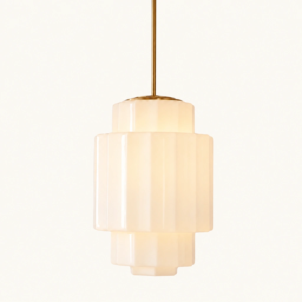 Iris Tiered Glass Pendant Light — sku