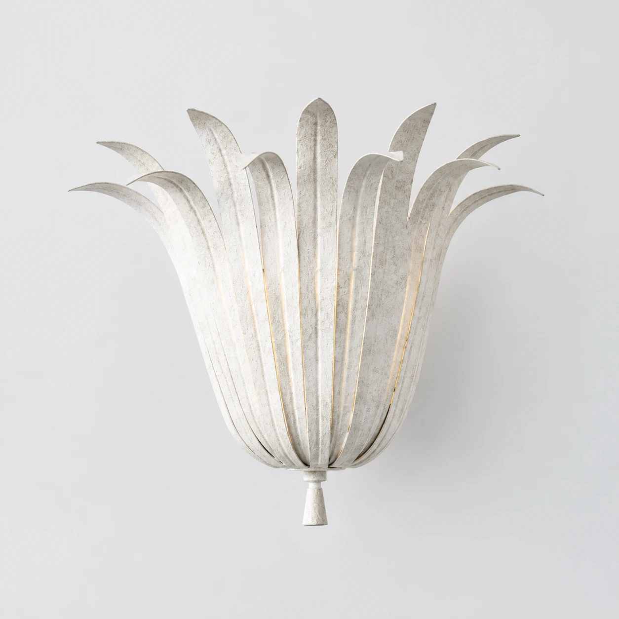 Vintage White wall sconce identity