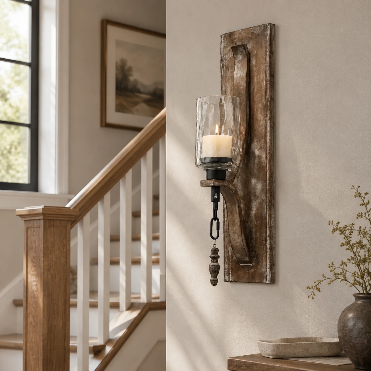Elowen carved wood wall accent product image BDK-086-01-scene-04