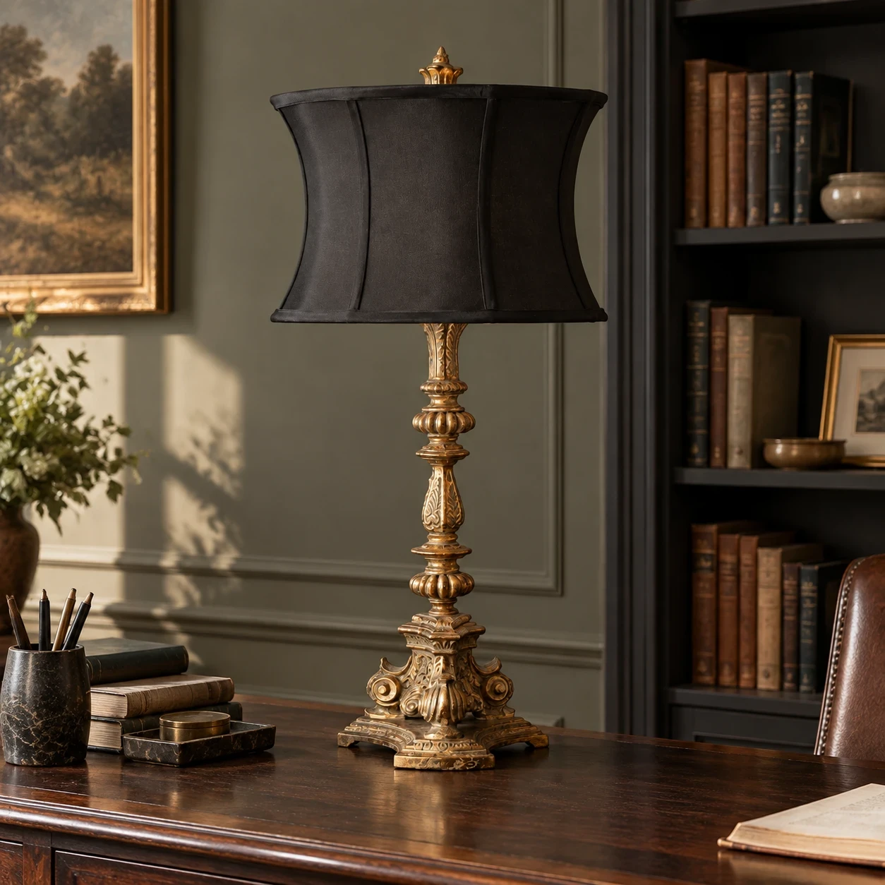 Black Shade table lamp gallery image