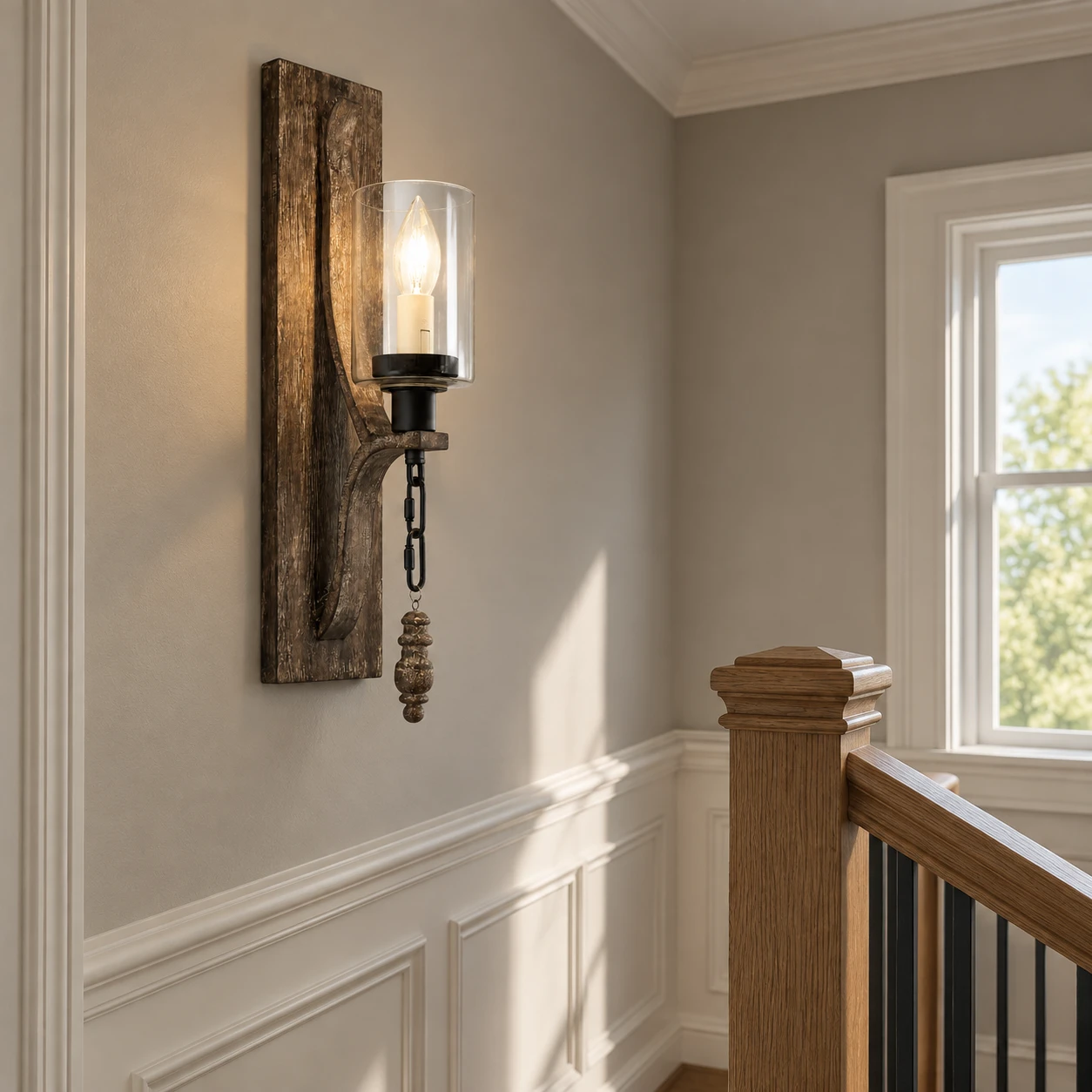 Elowen carved wood wall accent product image BDK-086-02-scene-04