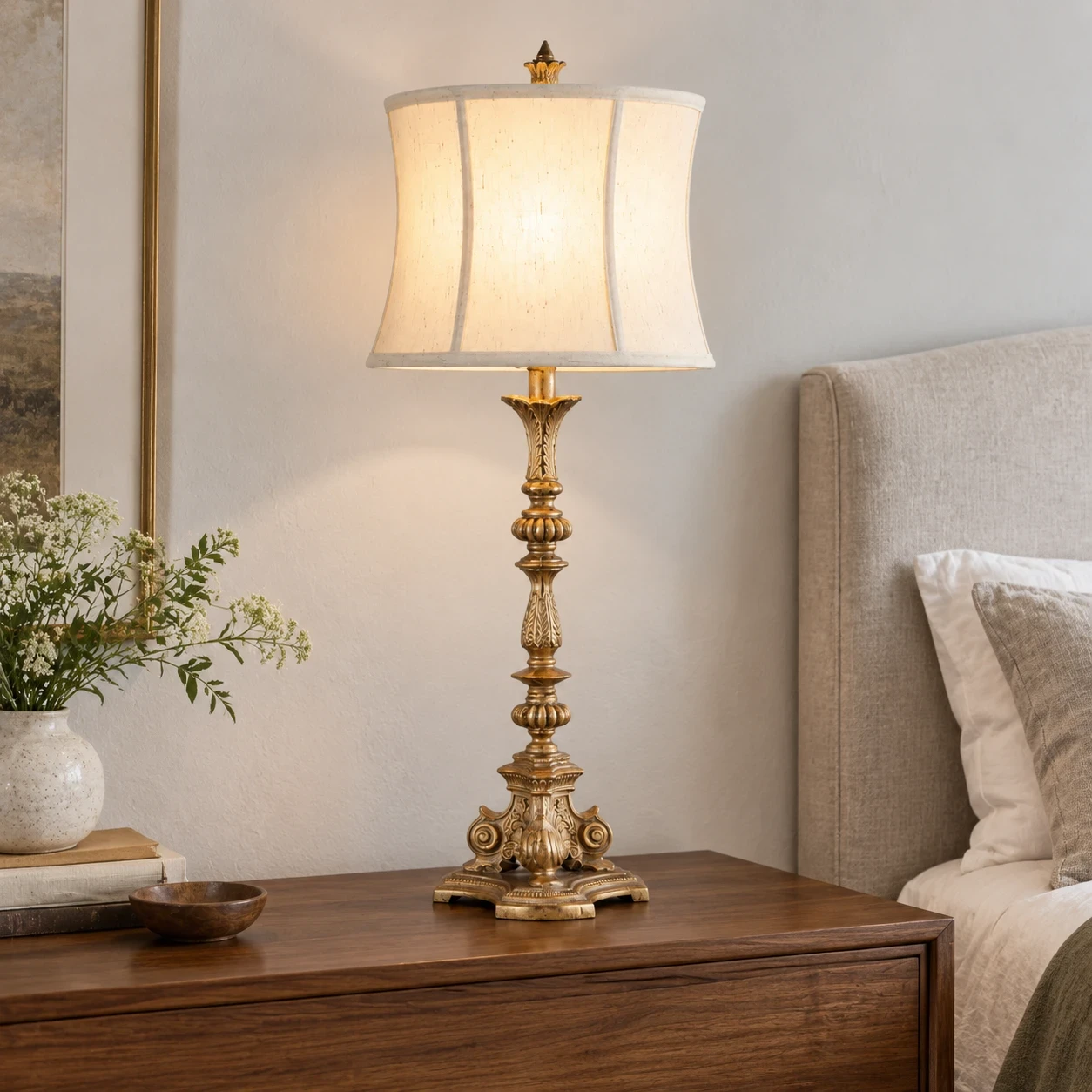 Ivory Shade table lamp second non white image