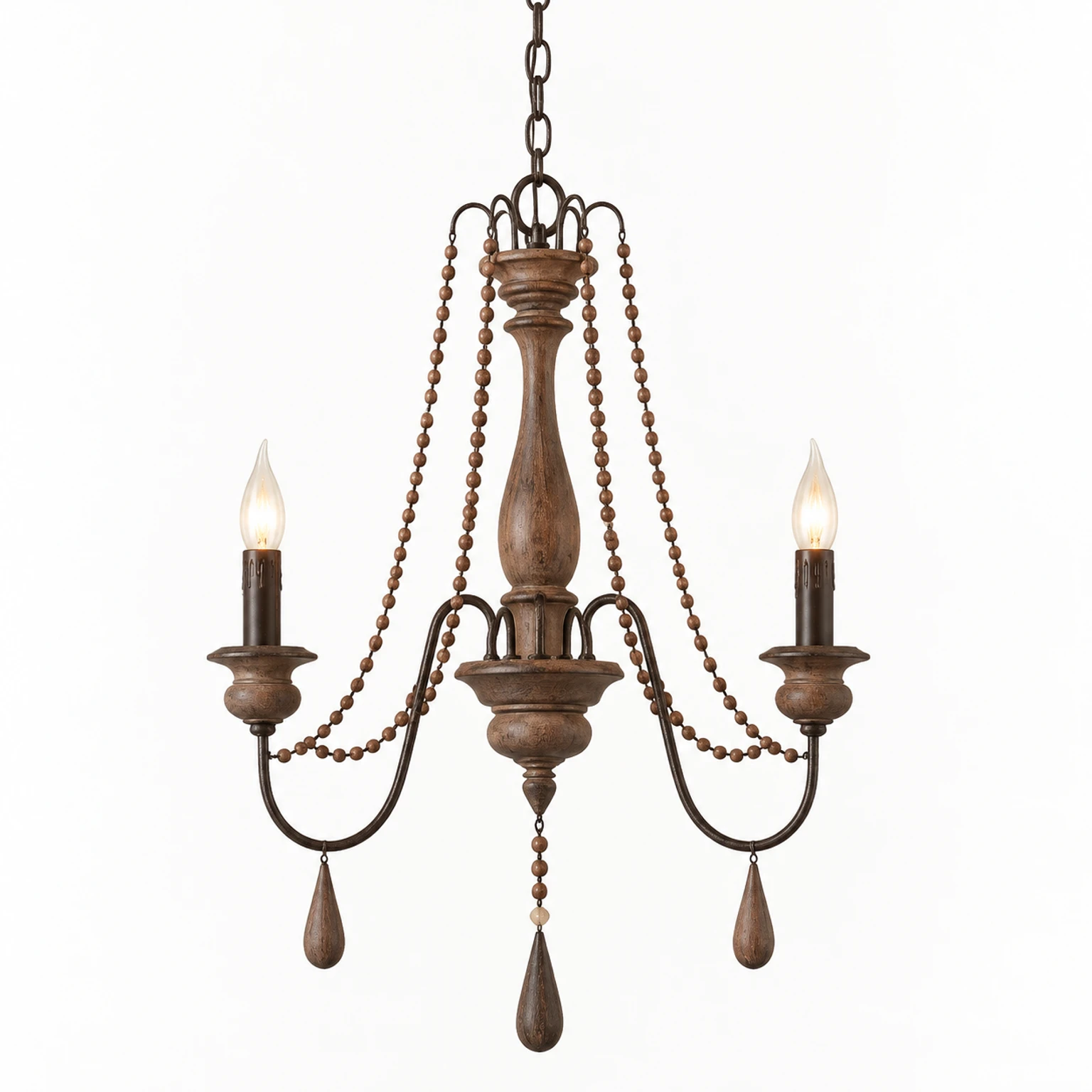 SKU · Distressed Wood 3-Light