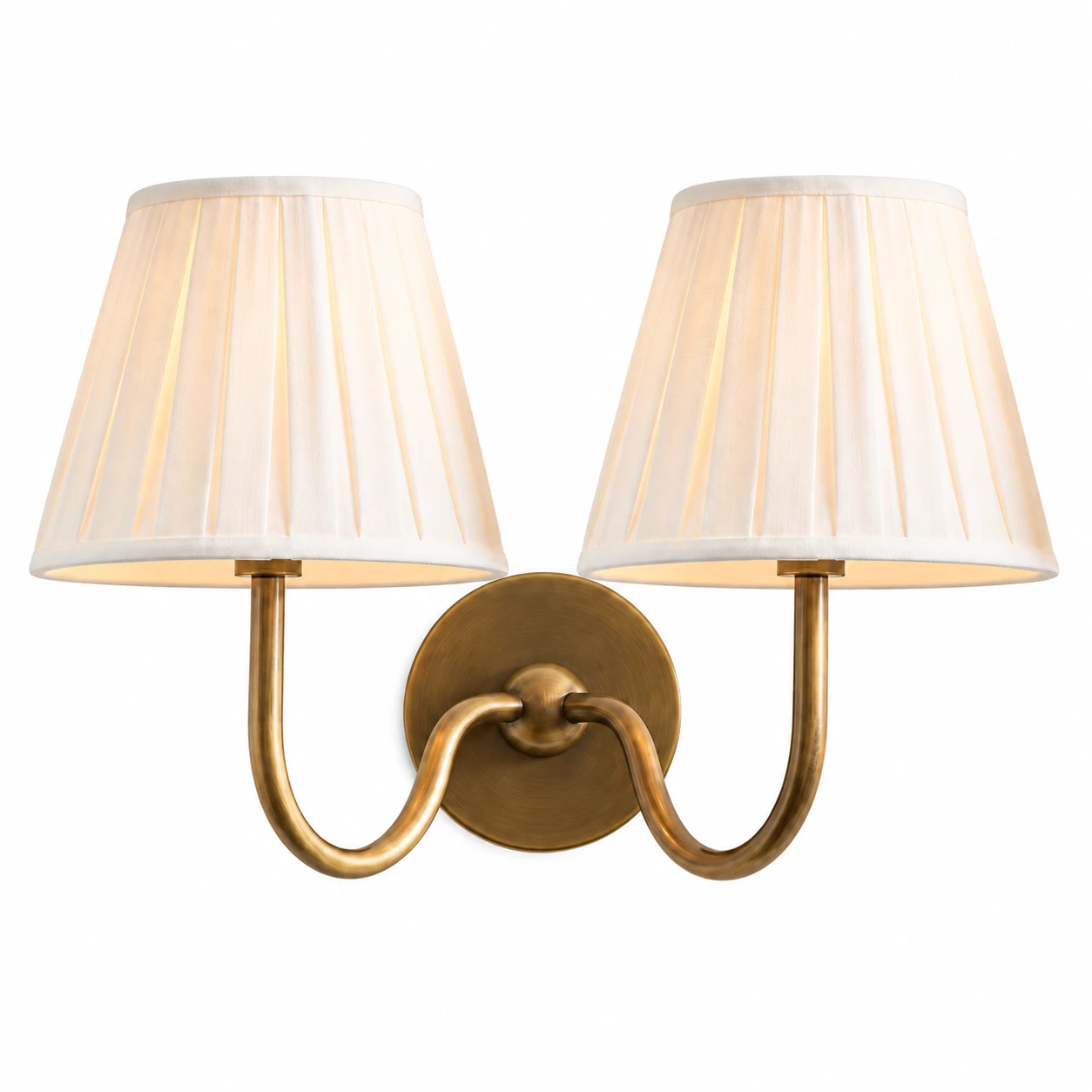 American Rustic Fabric Light Antique Bronze / 39 cm W x 25 cm H