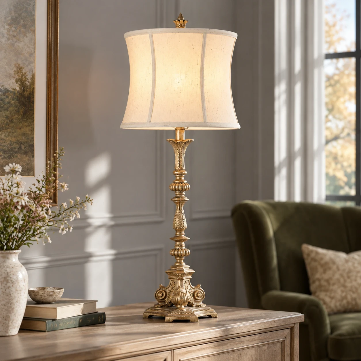Ivory Shade table lamp gallery image