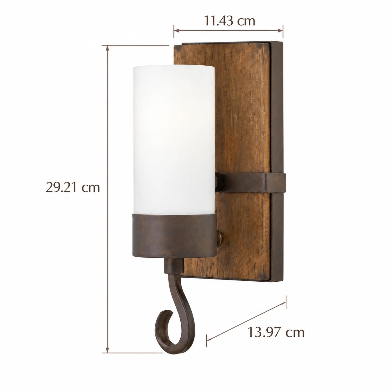 Verified wall sconce dimensions