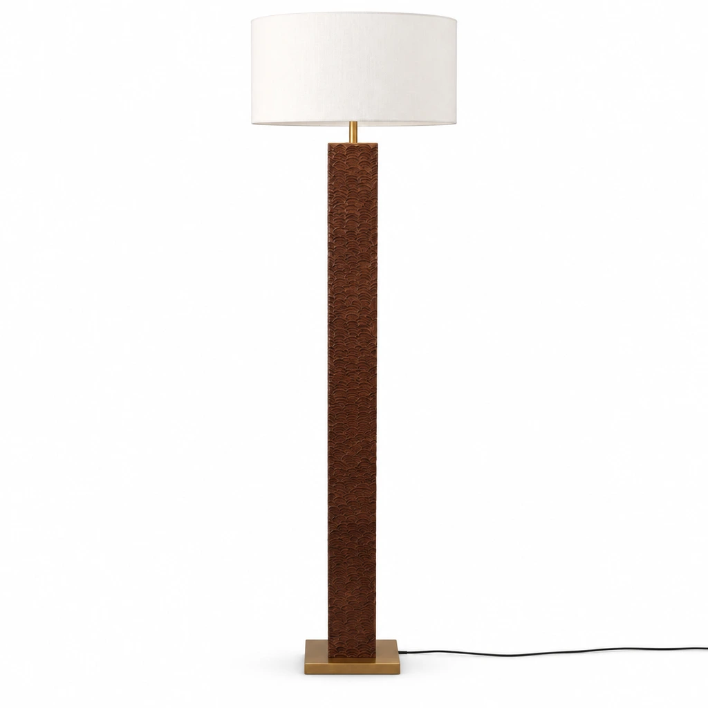 Nora complete floor lamp on white background