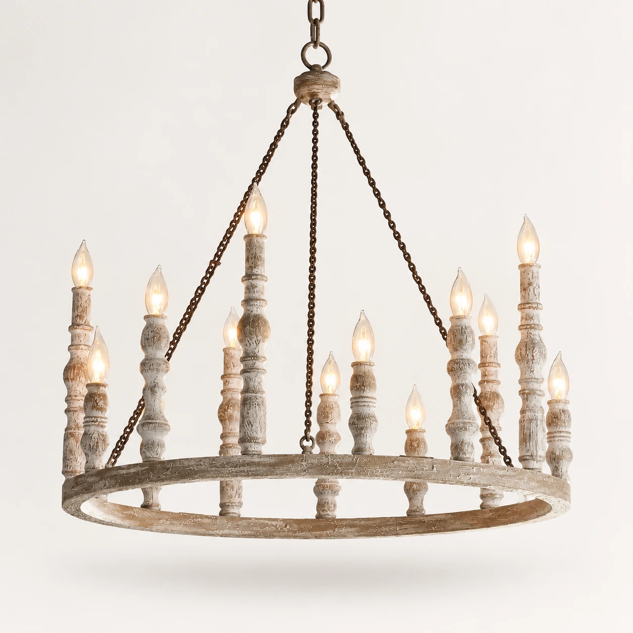Mira Rustic Carved Wood Chandelier — 01 identity single 15