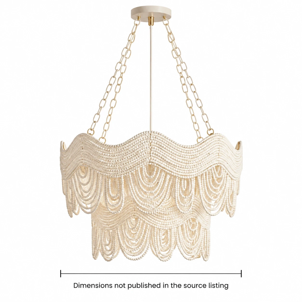 Clara Vintage Minimal Wood and Metal Pendant Light specification graphic