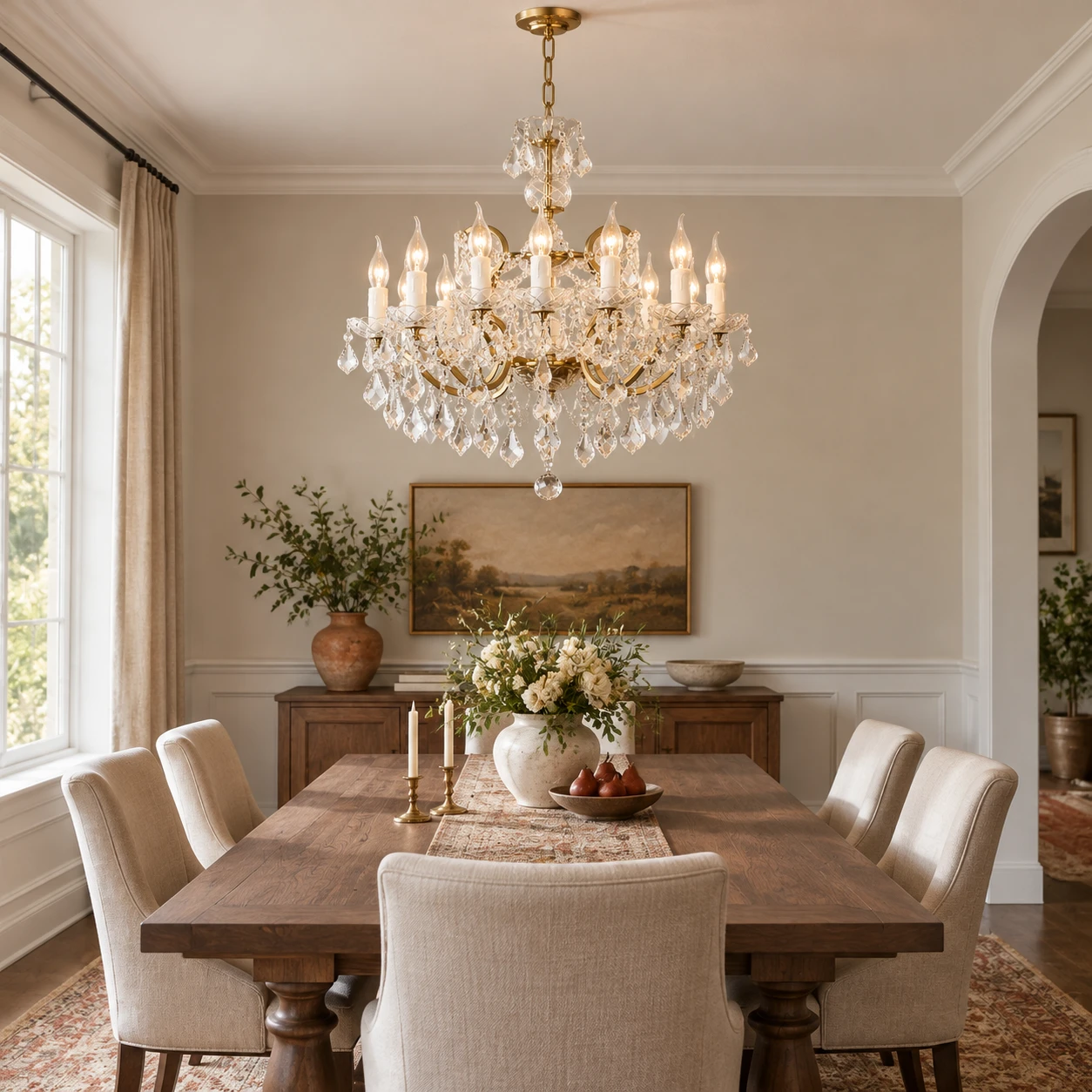 Scene · 12-Light American Dining Room