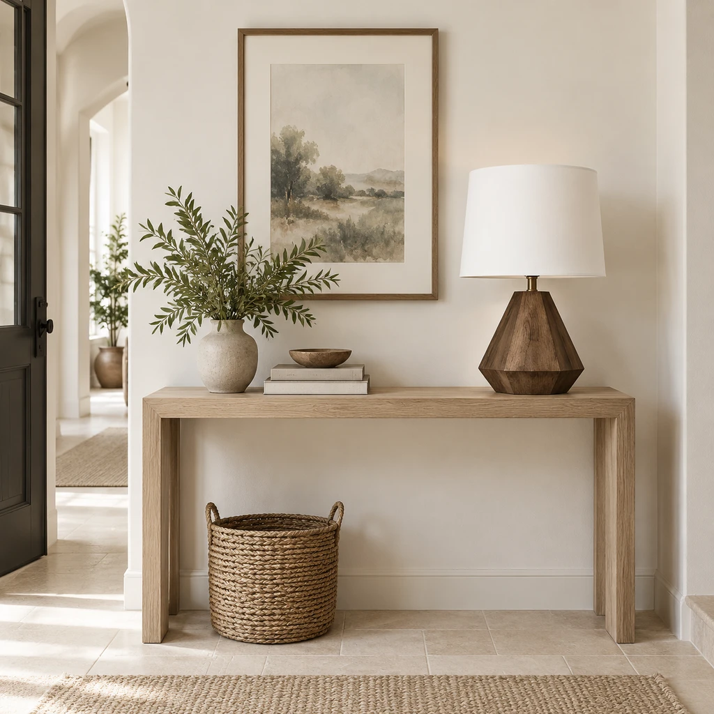 Arden table lamp in a bright sunroom