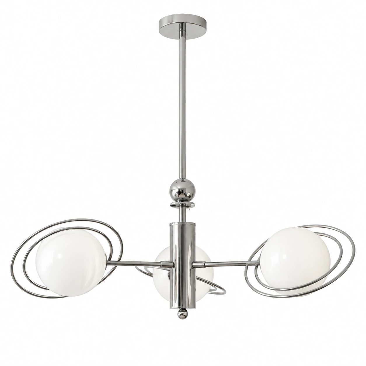 Kai Bauhaus Bean Glass and Metal Pendant Light - generated image 3