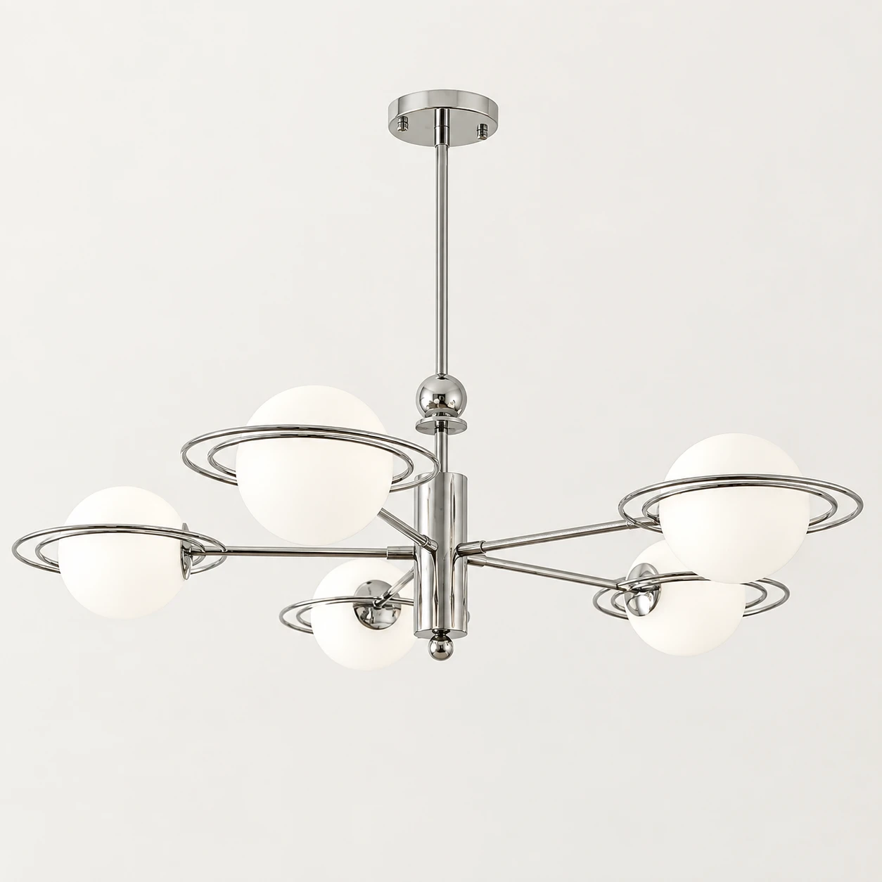 Mira Bauhaus orb-ring pendant light hero