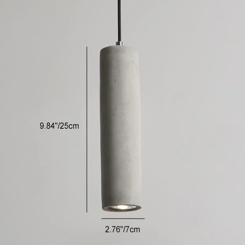 중형, 지름 7cm × 높이 25cm