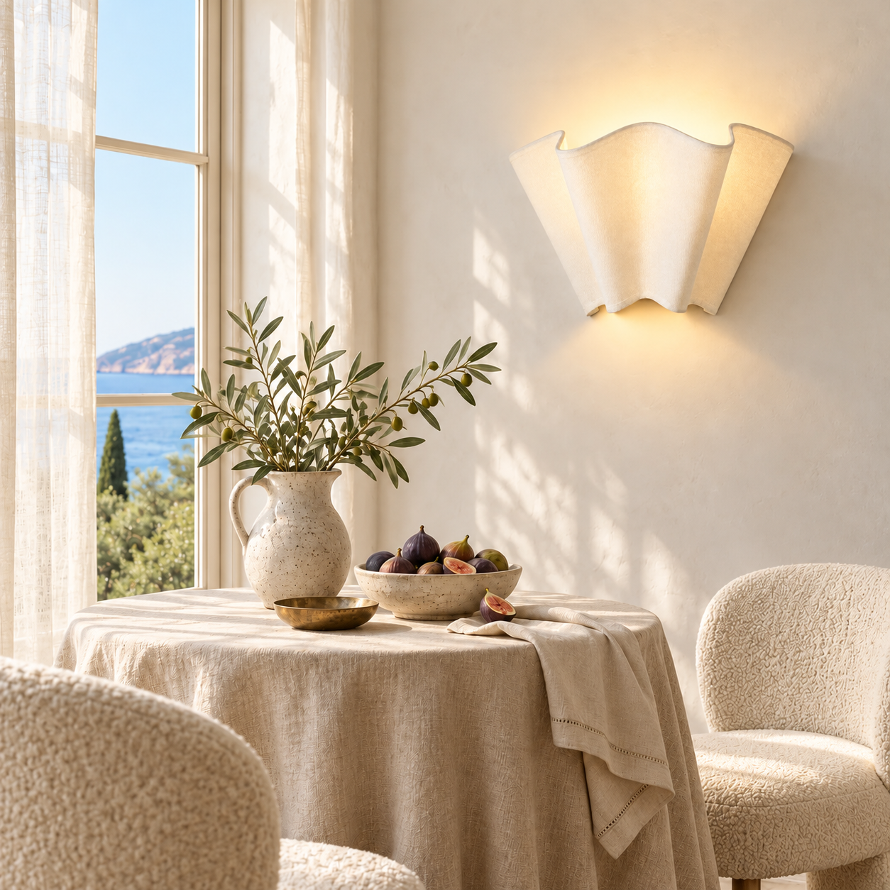Dining by the window