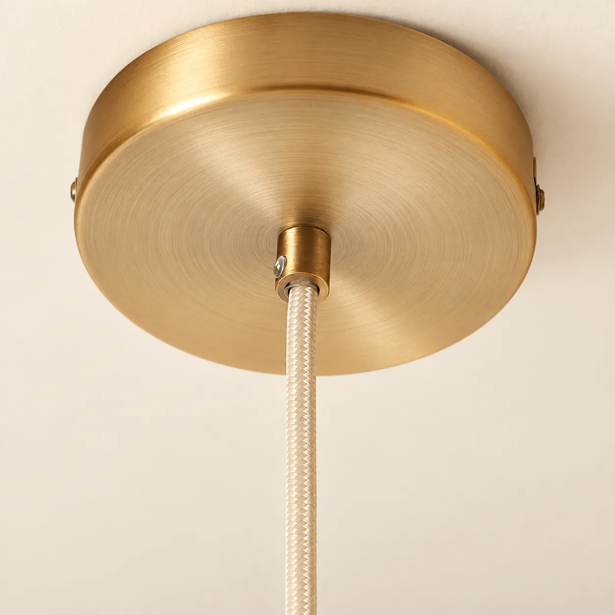 Emily metal ceiling canopy and suspension