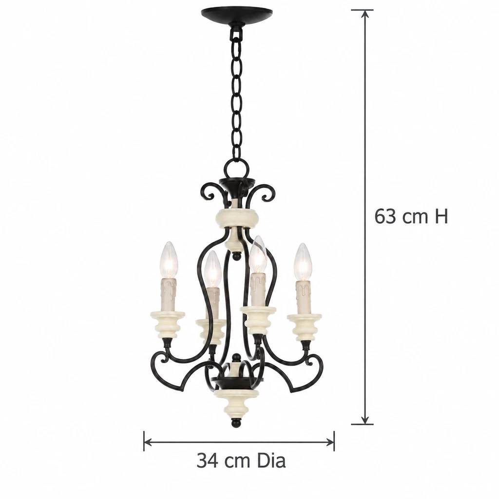 Dimensions réduites : 63 cm de hauteur et 34 cm de diamètre