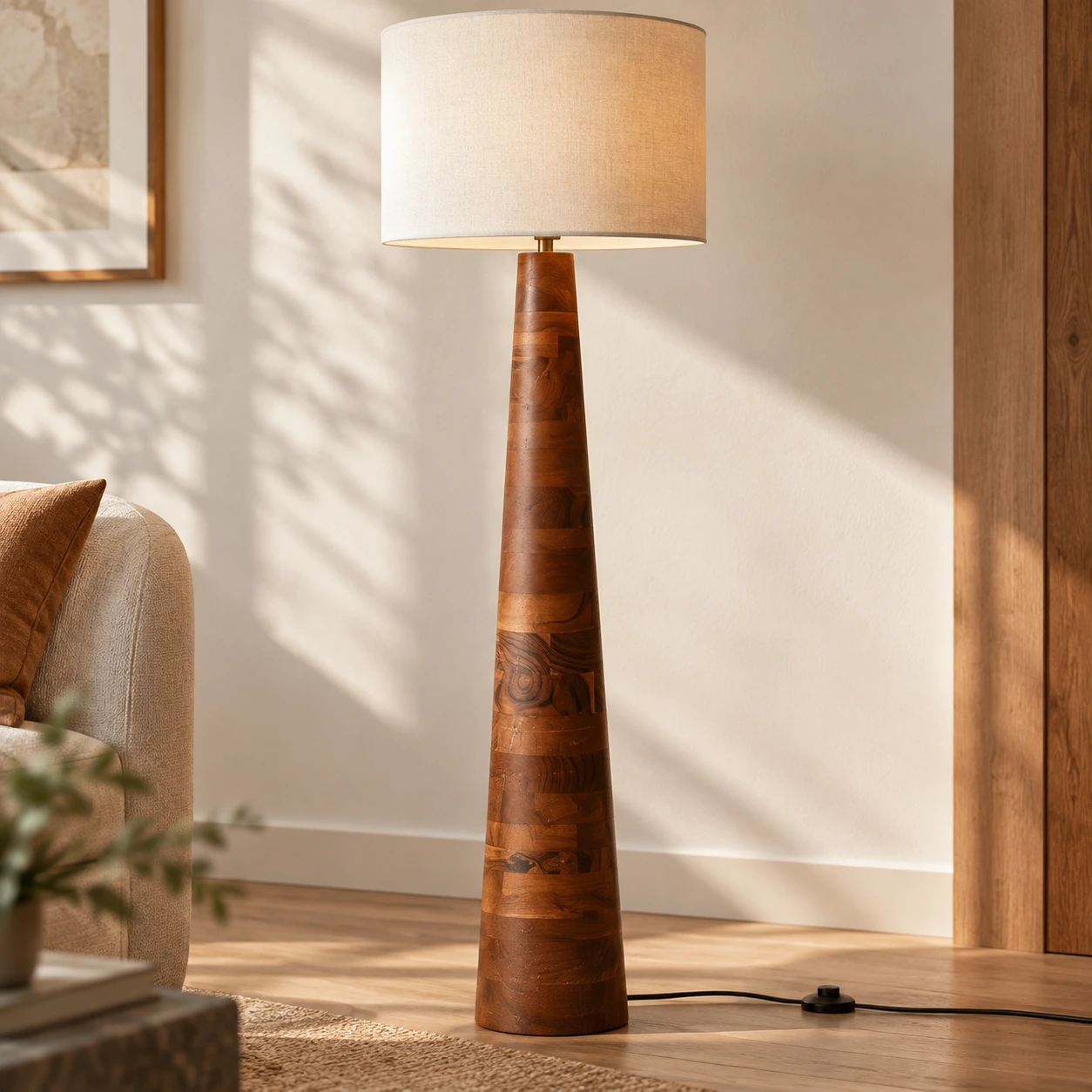 Détails en bois sculpté