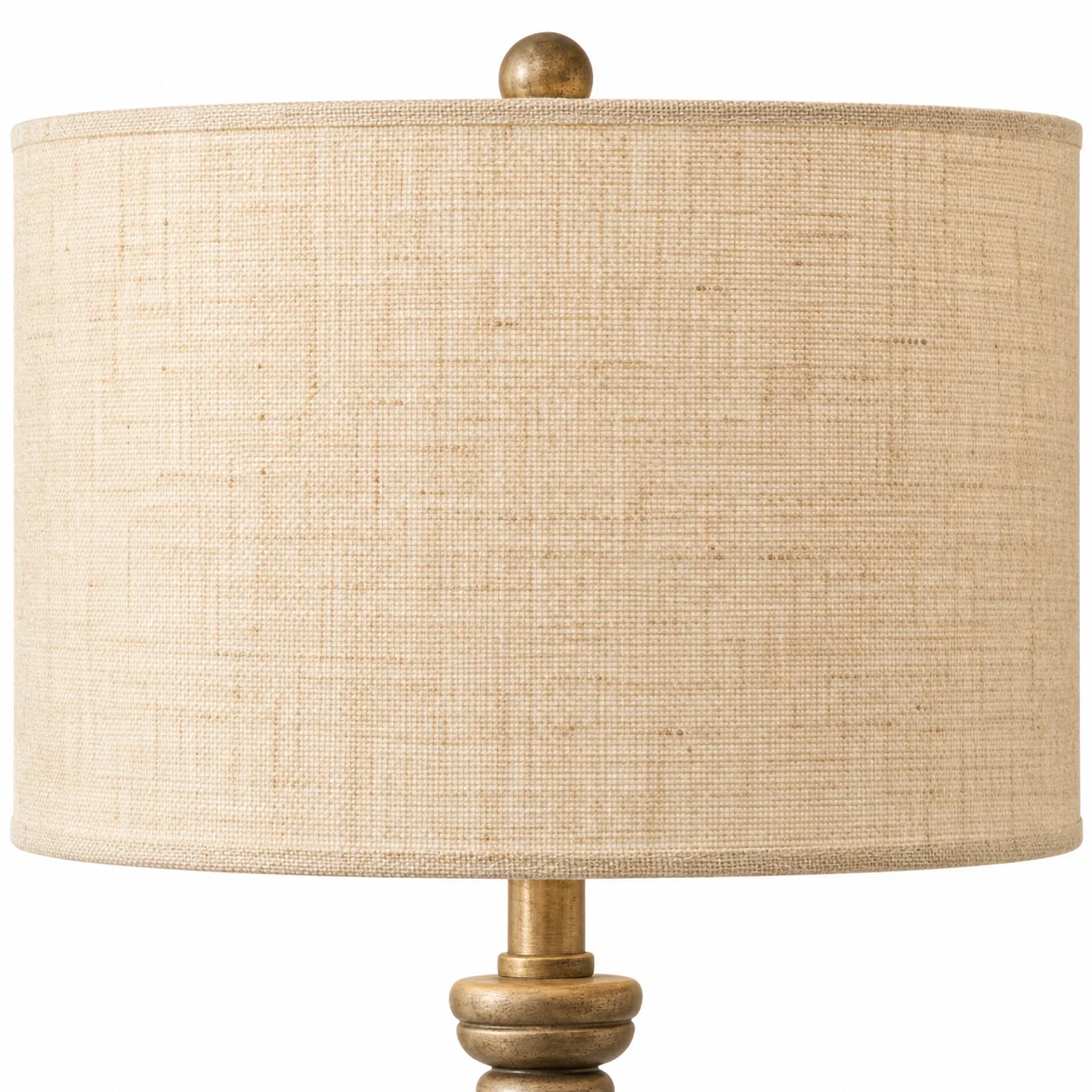 Linen shade detail